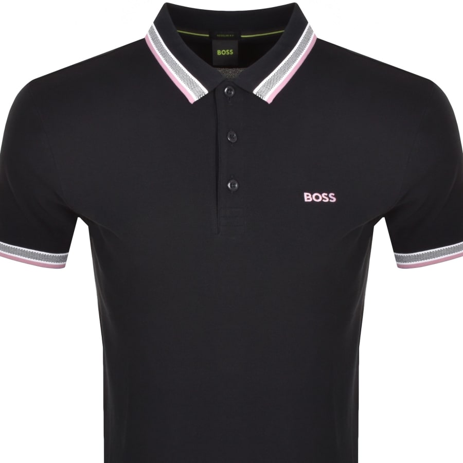 BOSS Paddy Polo T Shirt Navy